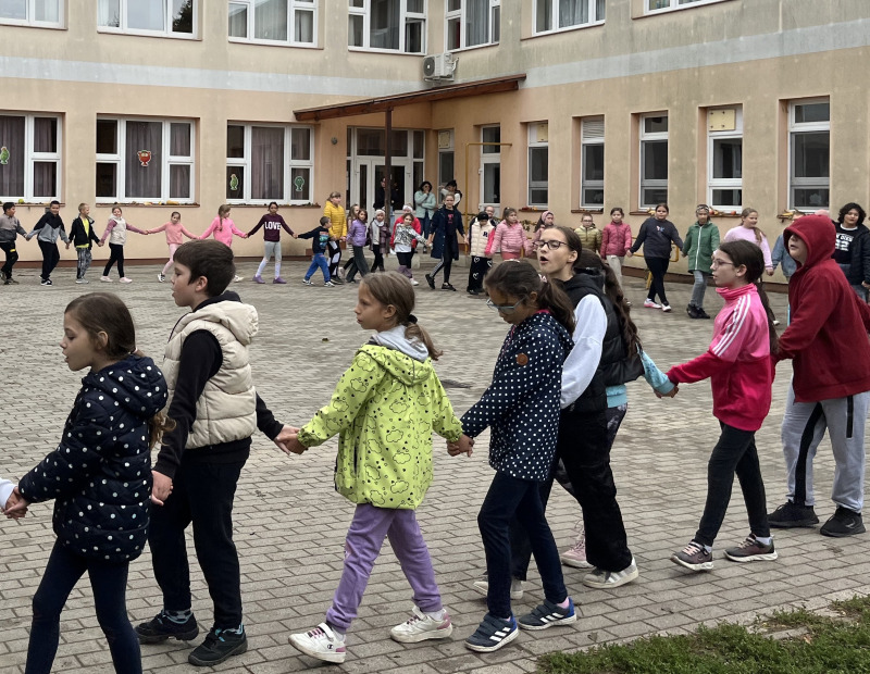 Szüreti mulatság az alsó tagozaton