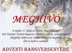 Adventi hangverseny 2025