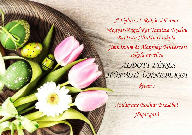 Áldott békés húsvéti ünnepeket