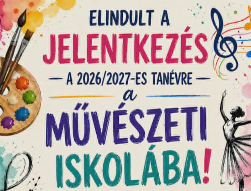 Művészeti Iskola jelentkezés