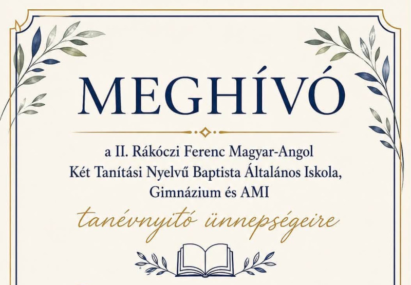 Tanévnyitó ünnepség