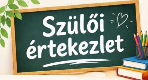 Szülői értekezlet