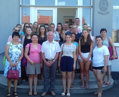 Megérkeztek a lengyel testvérváros diákjai és tanárai